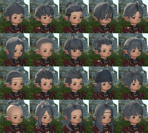 Use to unlock a new hairstyle at the aesthetician. . All hairstyles ffxiv
